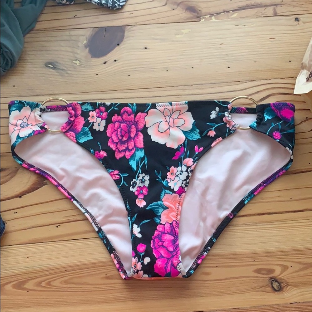 Flowered Bikini Bottom